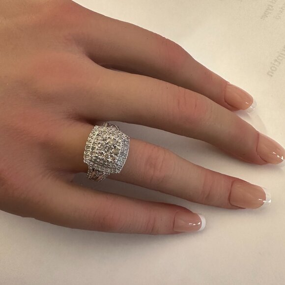 Beautiful 1.00 Carat Natural Cushion Cut Diamond Ring Size 6.25 - Picture 16 of 16